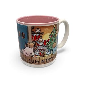 Vintage 90’s Potpourri Press Santa Coffee Hot Tea Mug Night Before Christmas